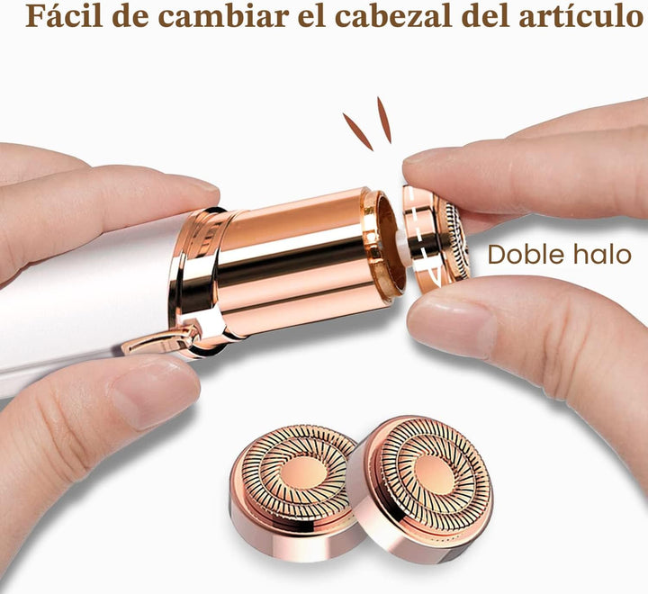 innobeaut Depilación facial para mujeres, removedor de vello facial...
