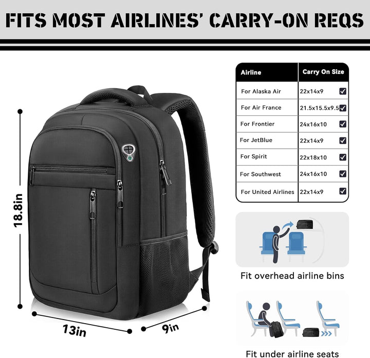 LifetimeWarranty Mochila de viaje para hombre, mochila ligera para...