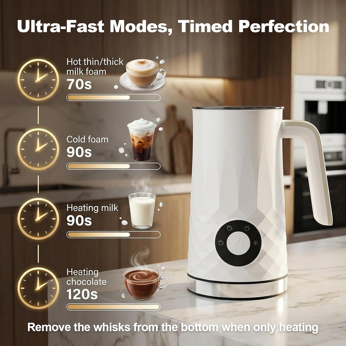 Espumador de leche eléctrico, espumador de leche y vaporizador