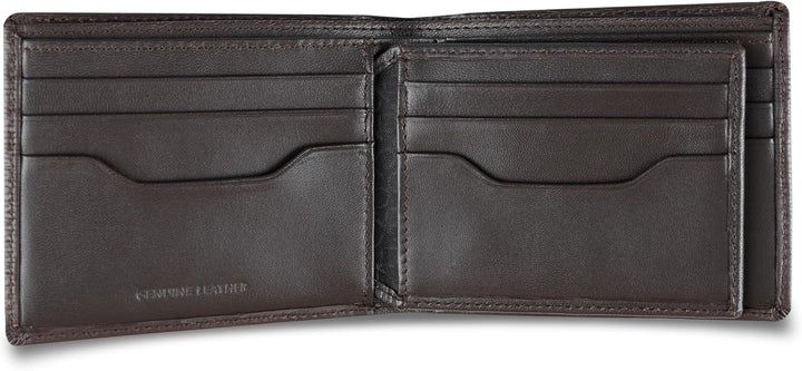 Calvin Klein Billetera plegable minimalista de piel RFID para hombr...