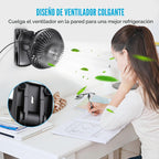 BESKAR Ventilador USB con clip, ventilador de escritorio pequeño po...