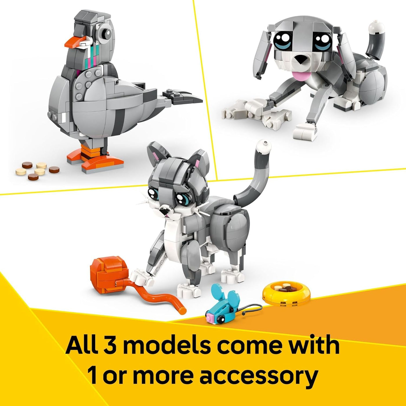LEGO Creator 3 en 1 Juguete juguetón para gatos juguete de