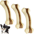 Paquete de 3 juguetes masticables para perros para masticadores agresivos