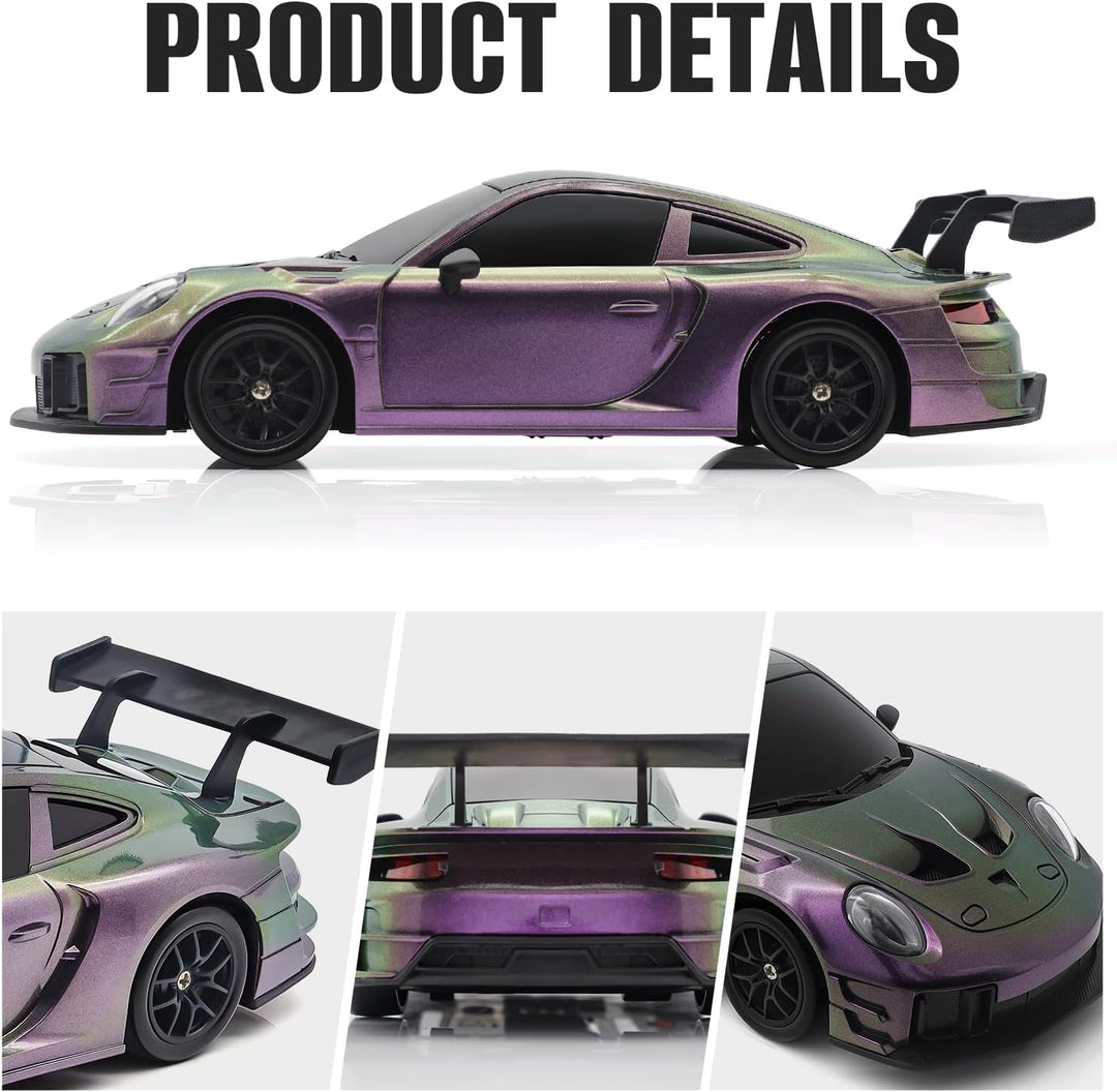Aka Supaku Coche de deriva a control remoto, 1:24 4WD, vehículo con...