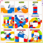 Juego de tren eléctrico para niños, 147 piezas (90 pistas de cubo) juguete