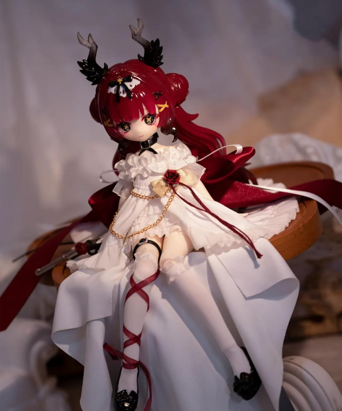 CALEMBOU Caja ciega BJD de 1/8, Meki Oblivion's Luminaria Series Muñeca decorativa articulada con bola, figura articulada de vestir, modelo coleccionable para cumpleaños, 1 caja al azar