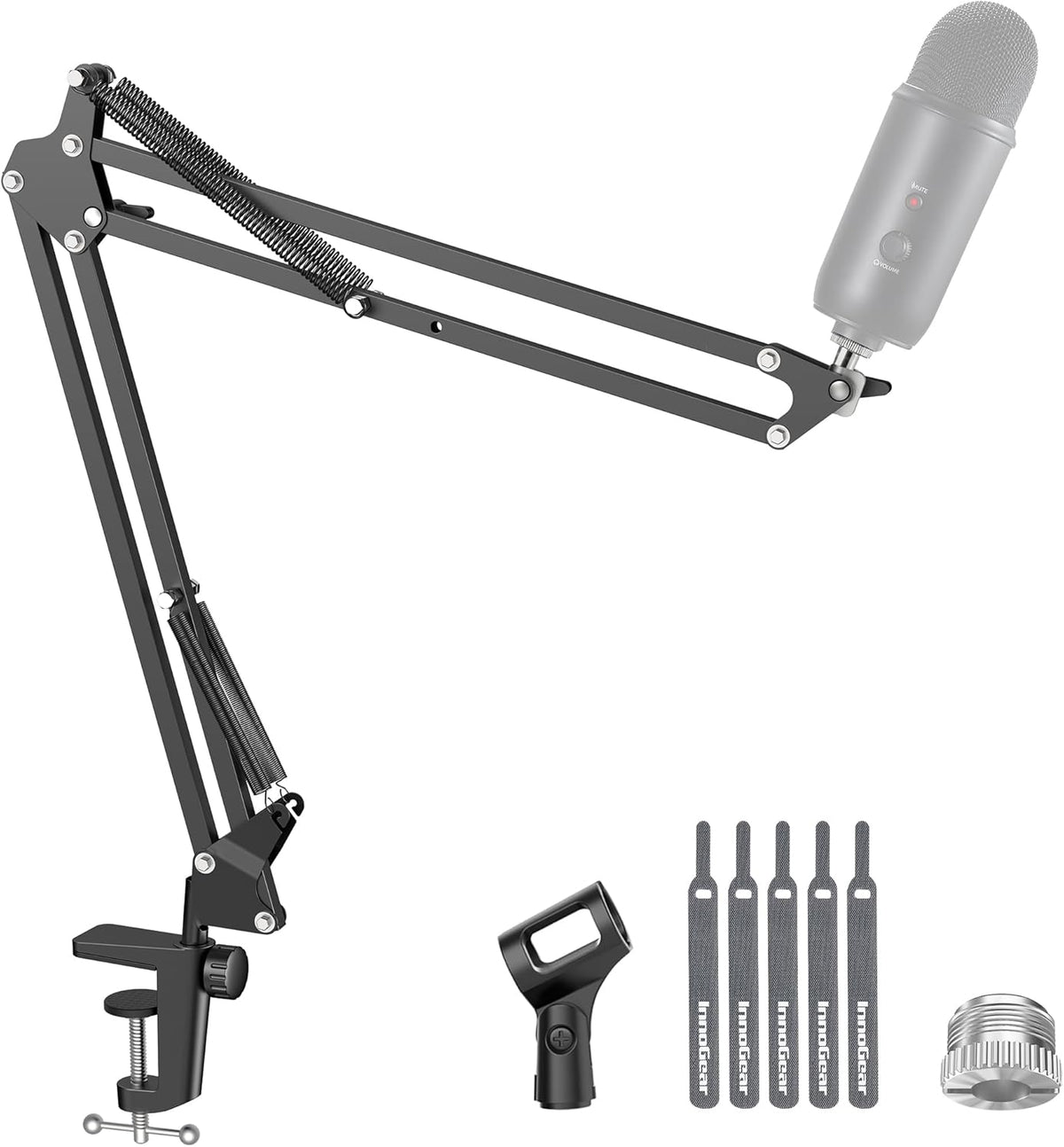 InnoGear, soporte de brazo tijera ajustable de estudio con suspensi...