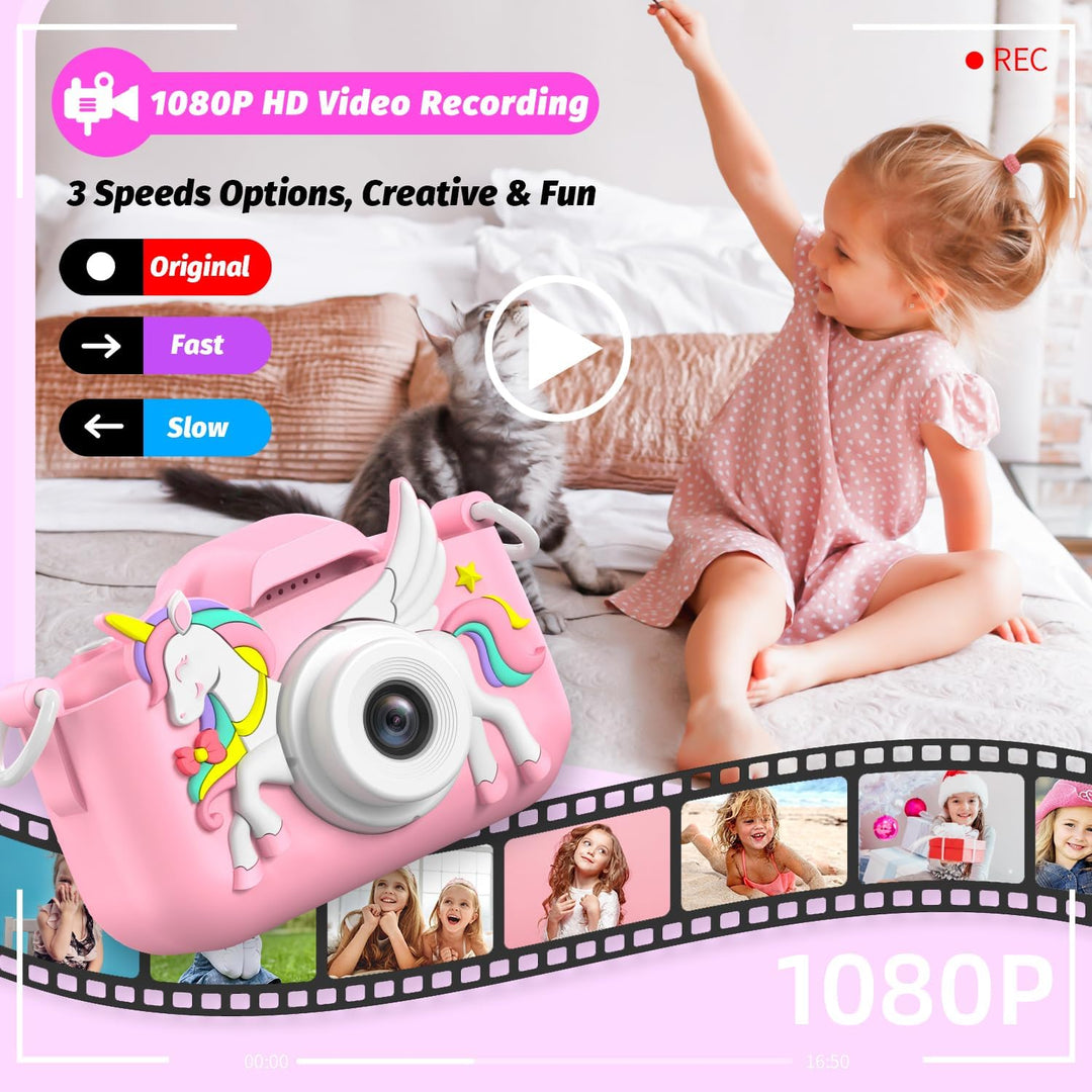 Masterbee Juguetes de cámara para niños para niñas y niños, de 3 a...