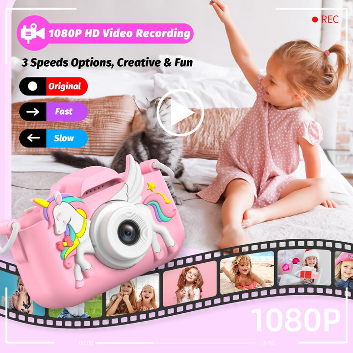 Masterbee Juguetes de cámara para niños para niñas y niños, de 3 a...