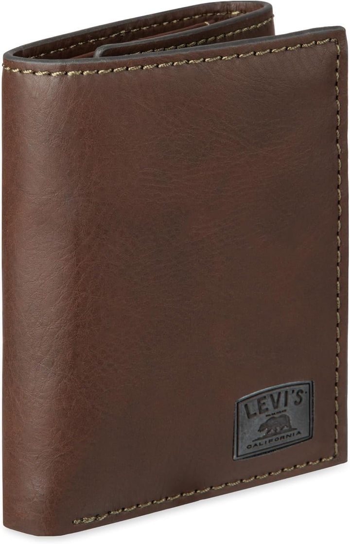 Levi's Billetera triple RFID para hombre, elegante y delgada, i...