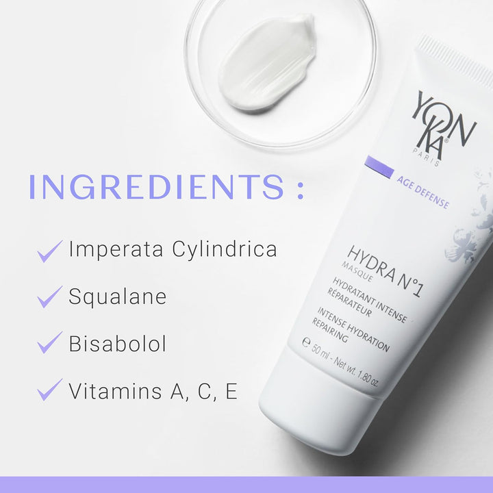 Yon-Ka Hydra No. 1 Máscara facial (1.7 onzas líquidas) Mascarilla h...