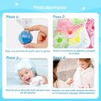 Bombas de baño para niños, 24 bombas de baño con sorpresa que brilla en la oscuridad en el interior, burbujas coloridas naturales y orgánicas para niños, regalo perfecto de cumpleaños, Halloween o