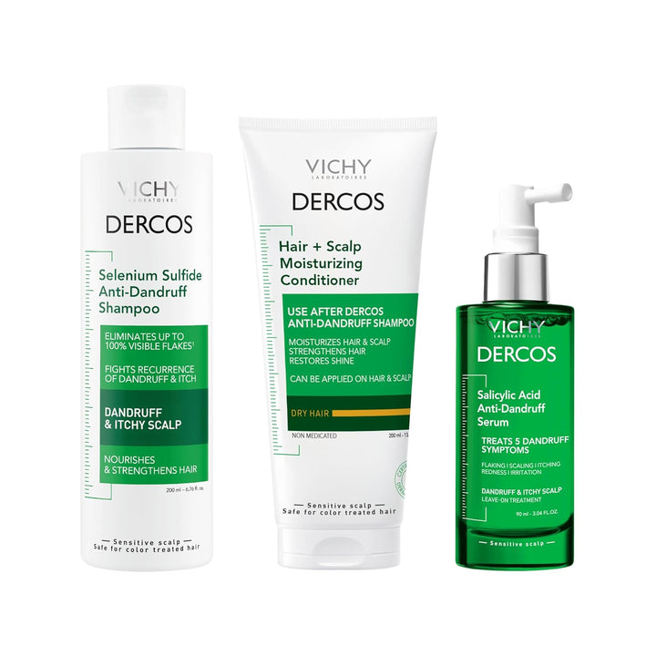 Dercos Dandruff Shampoo, Antifungal Dry Scalp Treatment &amp; Itchy...