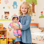 ARTST Accesorios de Muñeca Bebé Reborn con Moisés, Conjunto de Ropa