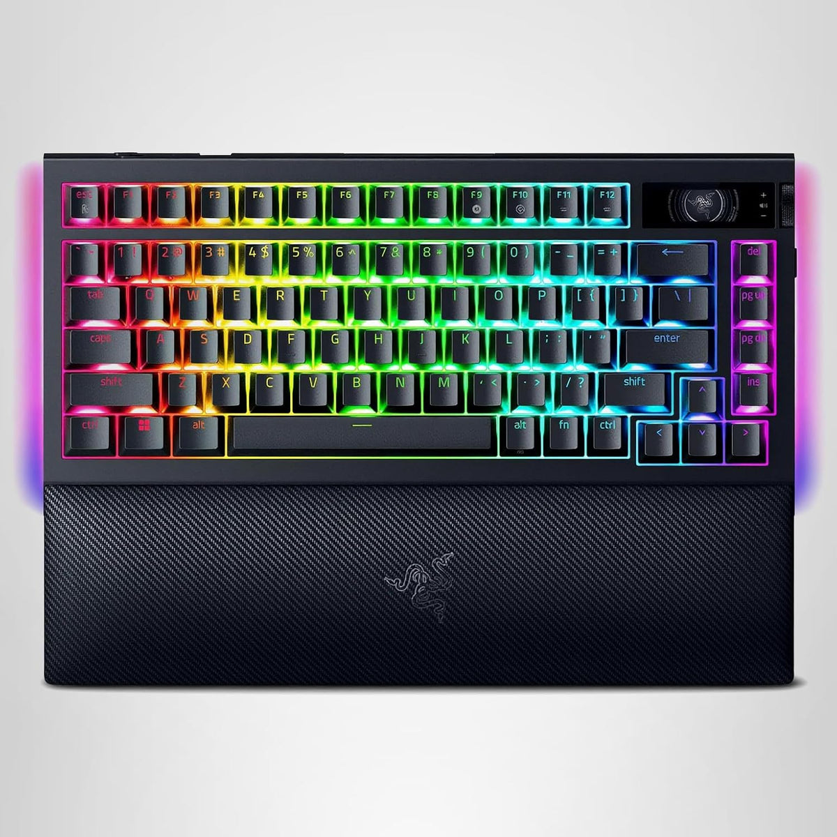 Razer Teclado inalámbrico BlackWidow V4 Pro 75% para juegos: pantal...