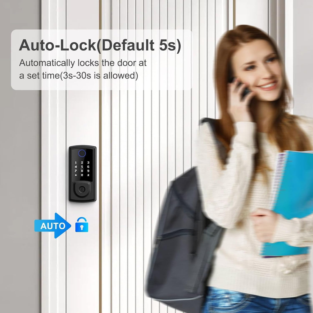 Cerradura de puerta inteligente, cerradura de puerta de entrada sin...