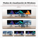 Conmutador 3 del KVM del acceso AV 8K monitores 2 ordenadores, esta...