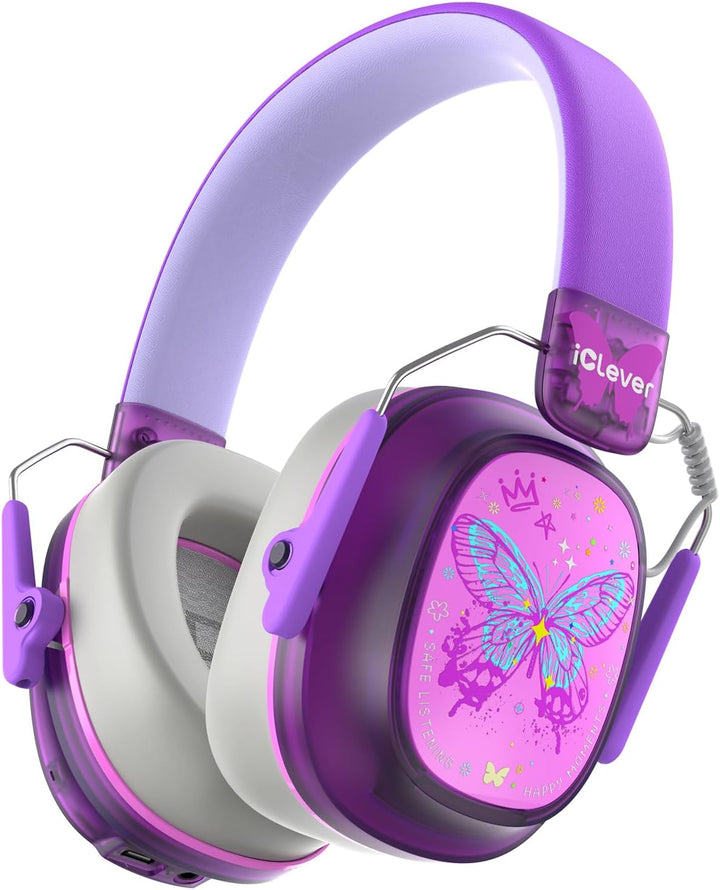 iClever - Auriculares con cancelación de ruido para niños y adultos...