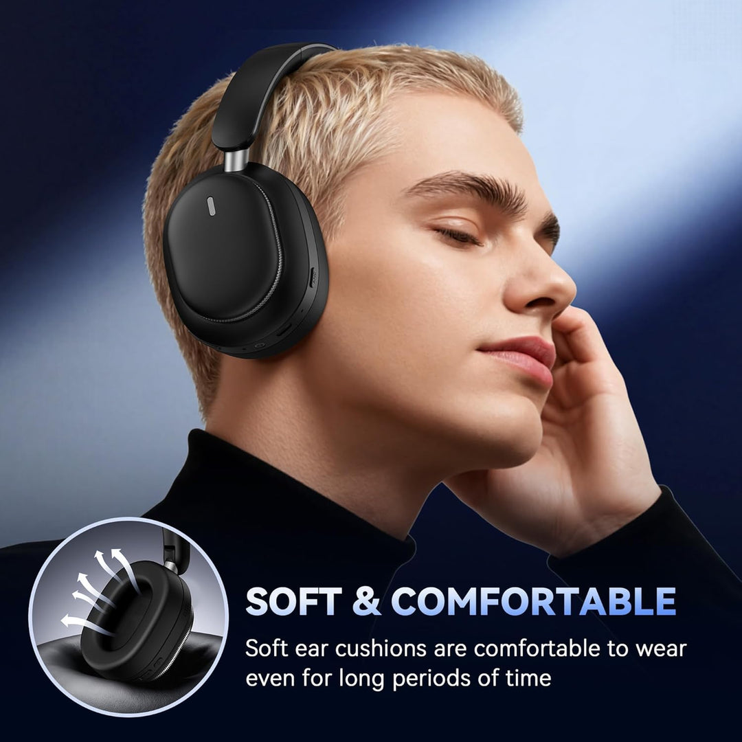 Pointcinco Auriculares híbridos con cancelación activa de ruido, au...