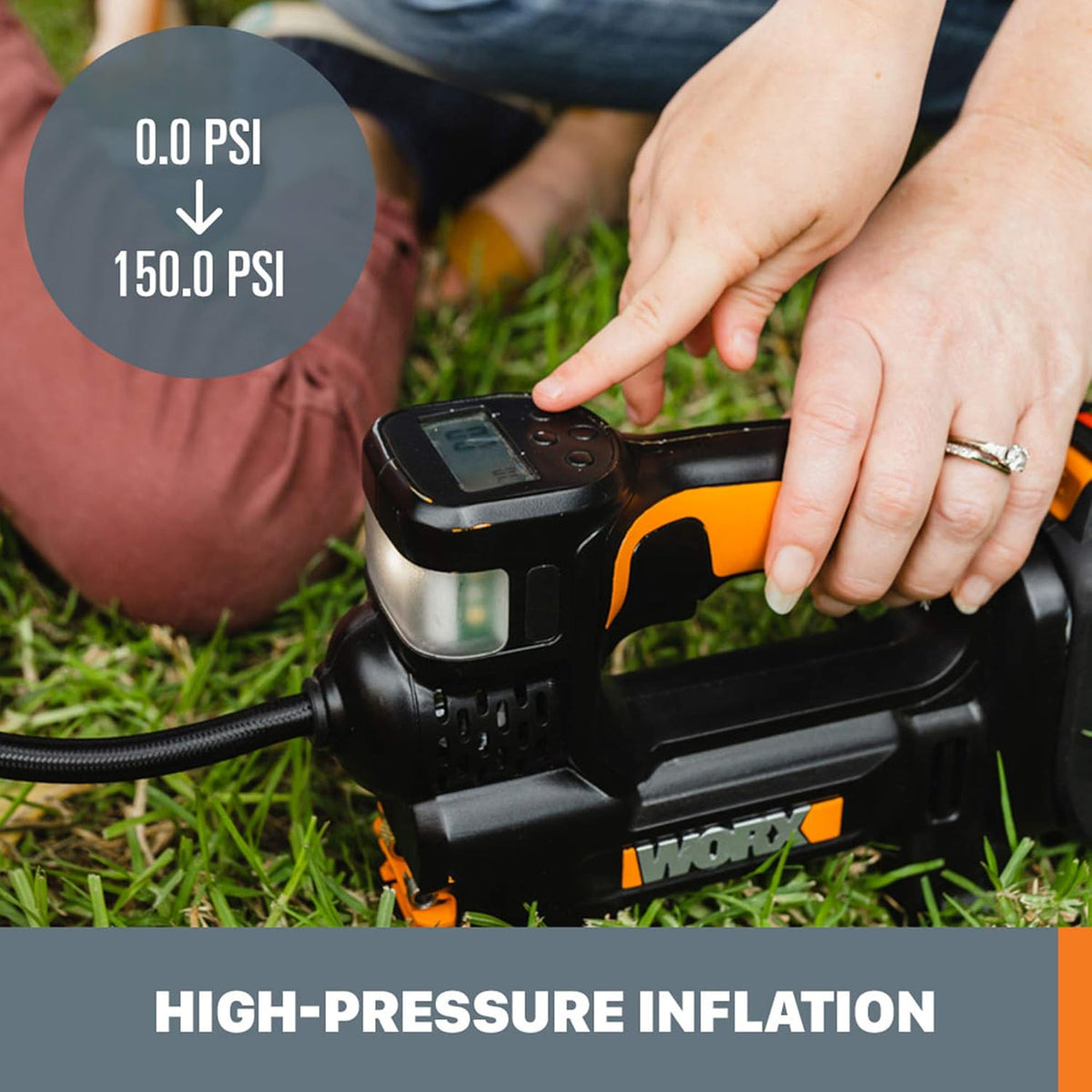 Worx WX092L.9 20V Power Share Inflador de bomba de aire portátil (s...