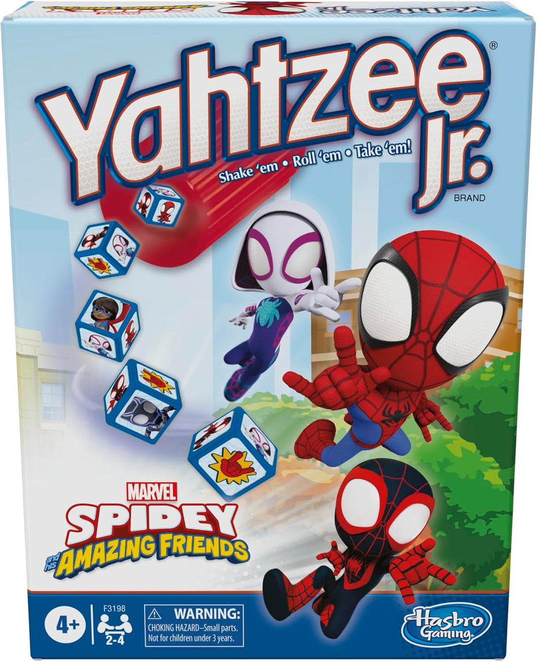 Hasbro Spidey and His Amazing Friends Yahtzee Jr juego de