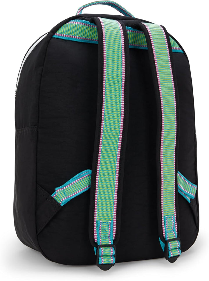 Kipling Mochila para portátil Seoul de 15 pulgadas para mujer, dura...