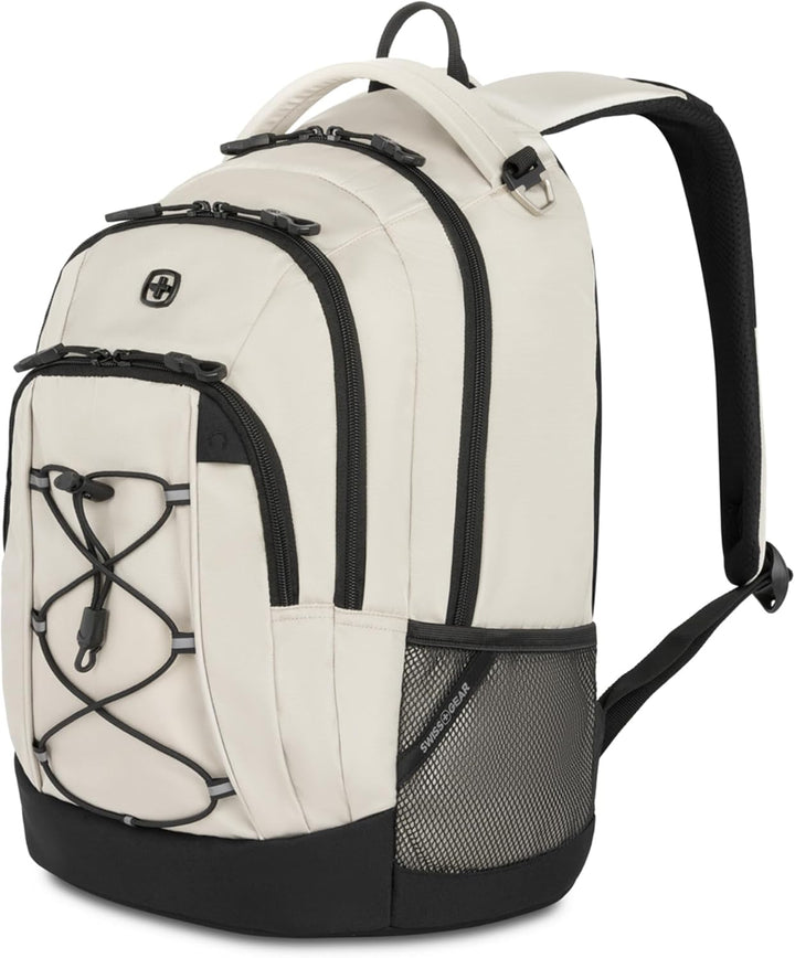 SwissGear 1186 Travel Gear Mochila Bungee Ligera, Crema\/Negro, 17...