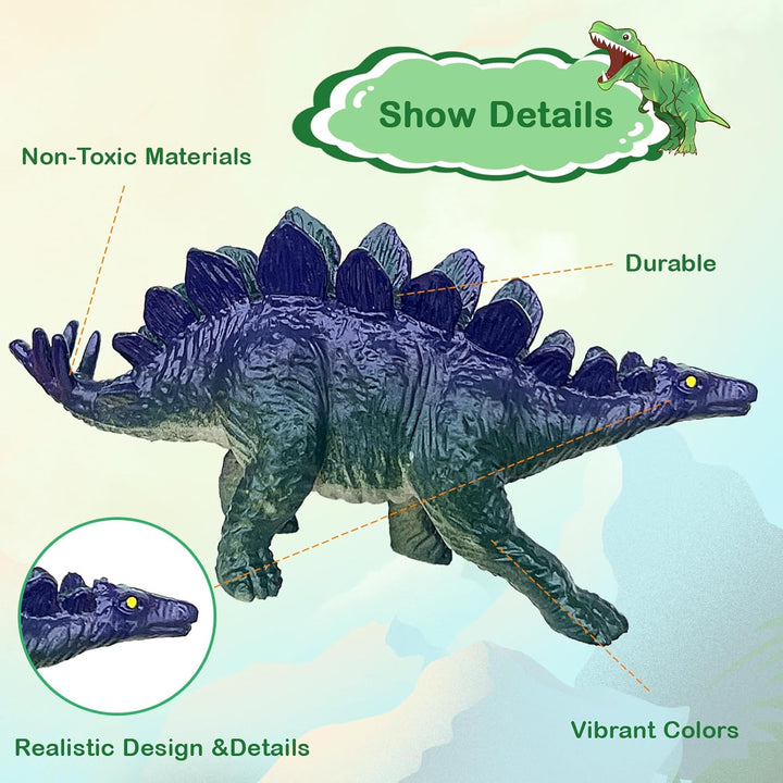 Juguetes de dinosaurio para niños de 3 a 5 años 12 figuras
