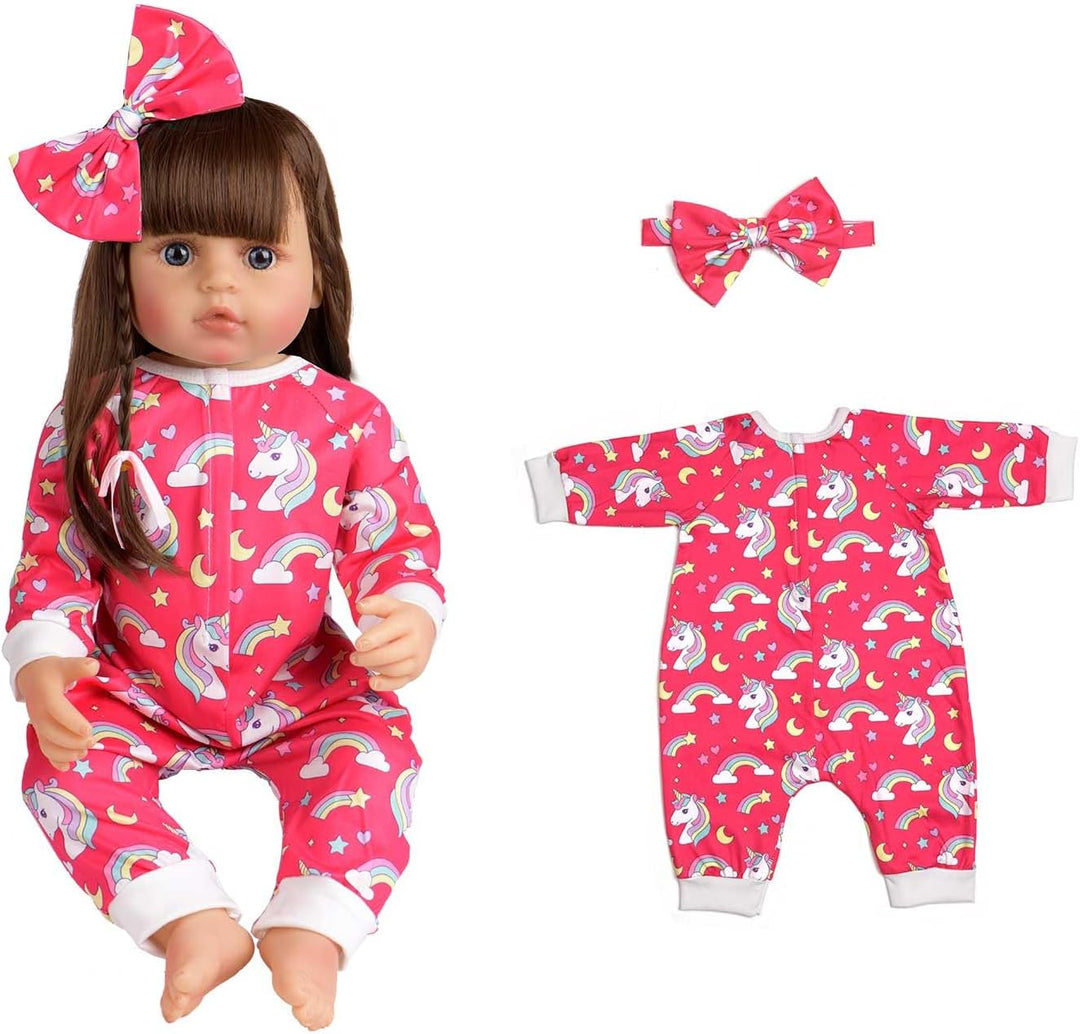 Sweet Dolly Accesorios de ropa para muñecas Reborn de bebé, 5 juego...