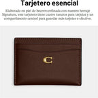 Coach, Estuche para tarjetas esenciales, arce, talla única