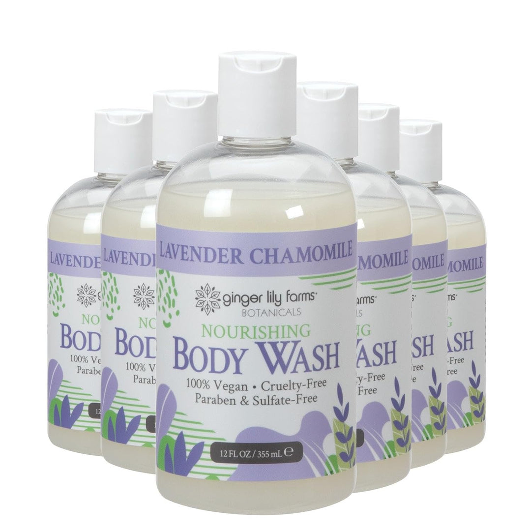 Ginger Lily Farms Botanicals - Jabón corporal nutritivo, 100% vegan...