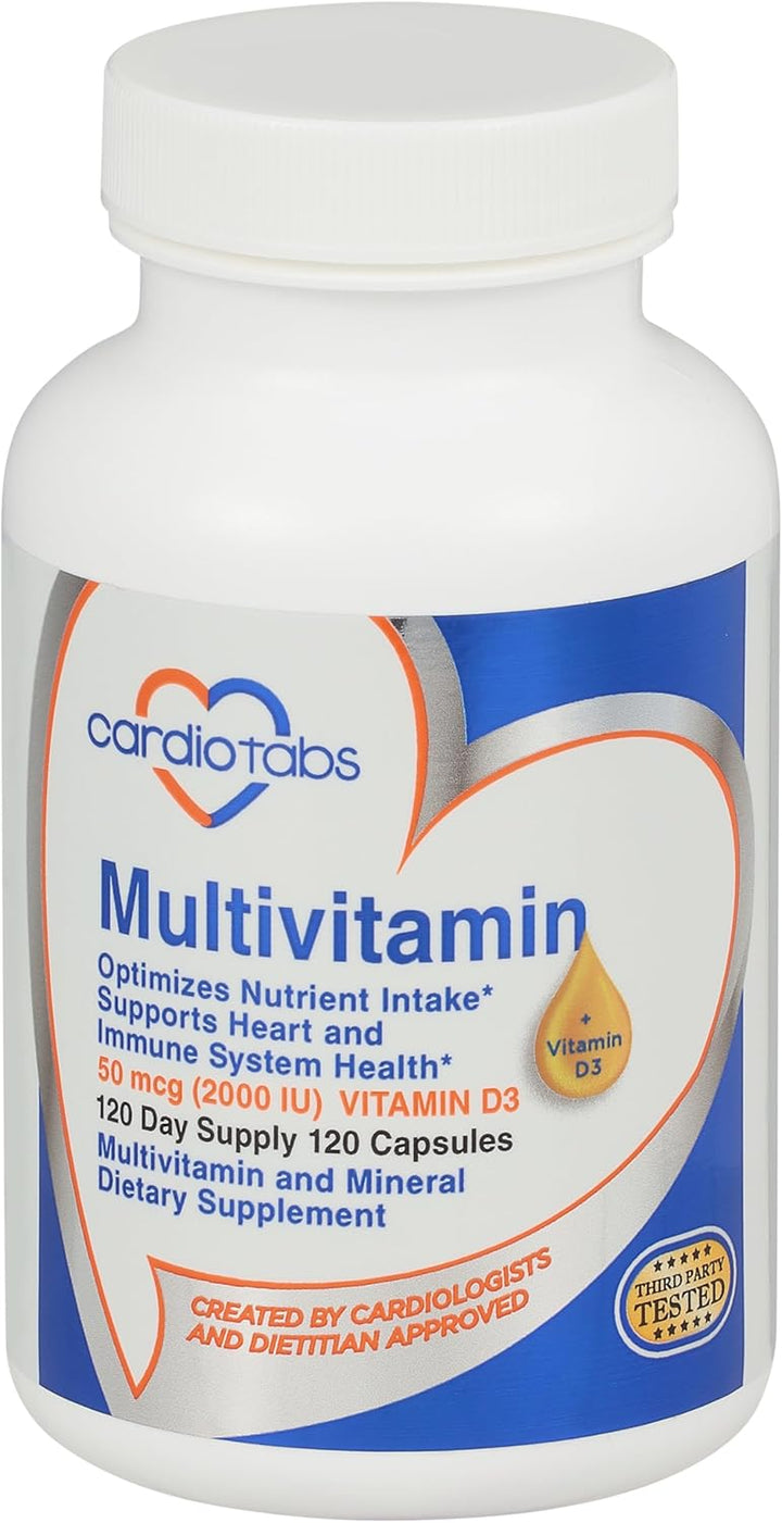Cardiotabs Multivitamínico - Suplementos para el corazón y la inmun...