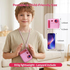 Cámara de impresión instantánea para niños, pantalla 2.5D 48MP cámara