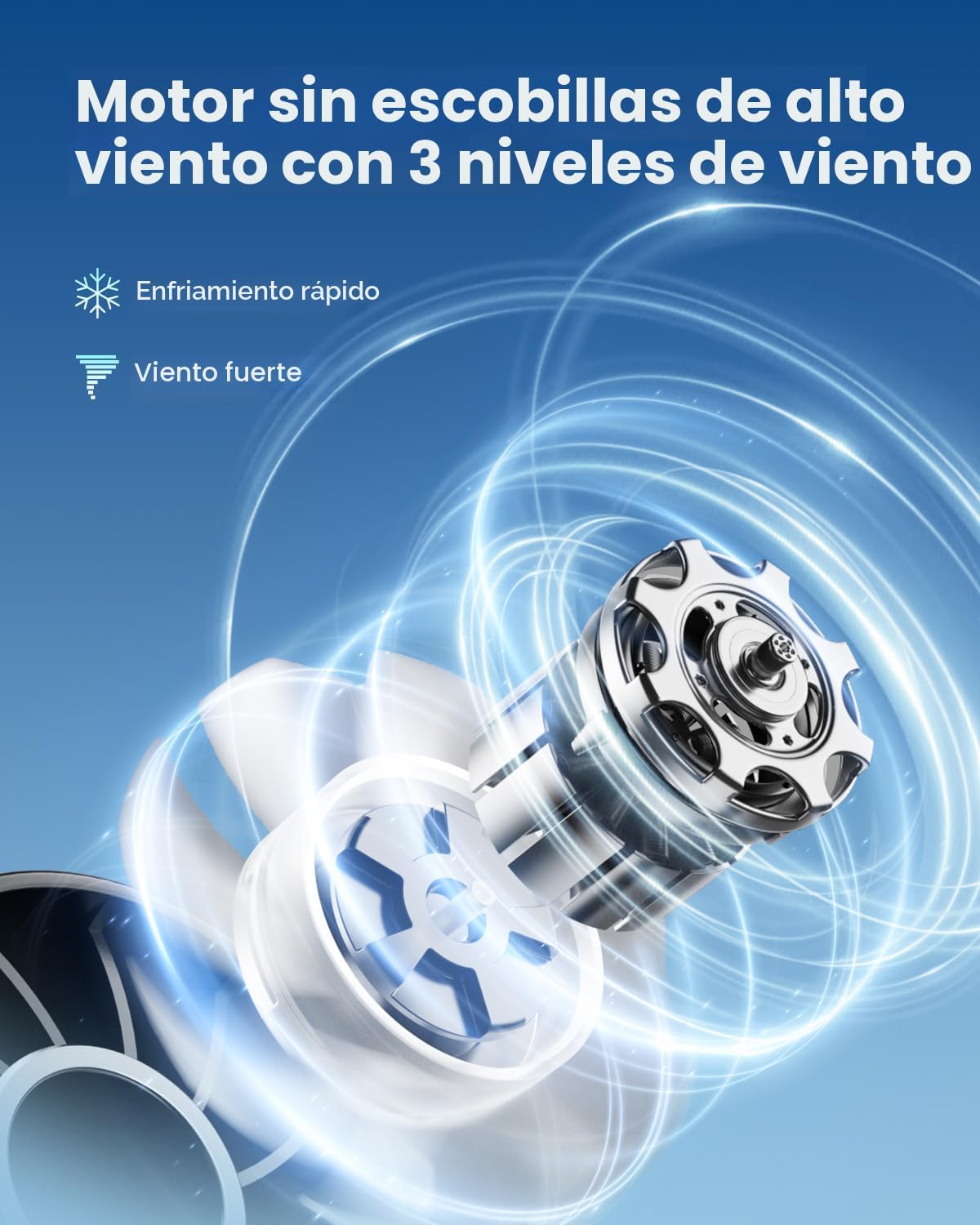 Gaiatop Ventilador Mini Portátil, Ventiladores de Mano de 3 Velocid...
