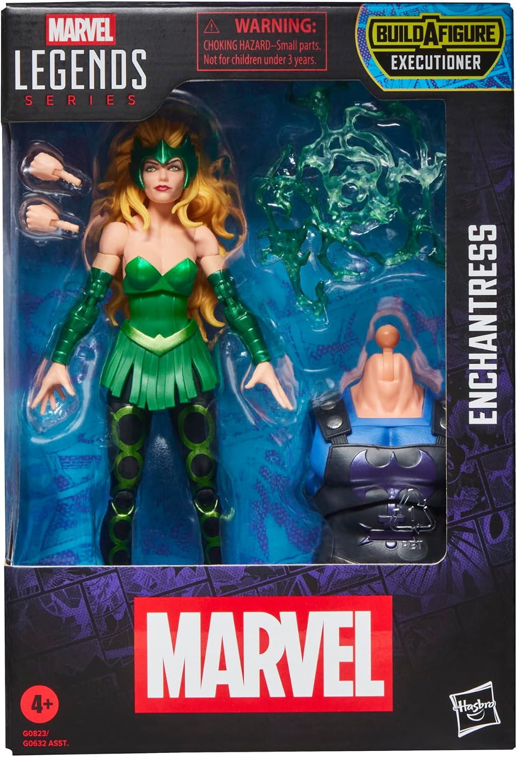 Marvel Serie Legends Enchantress, Thor Comics Coleccionable, escala de