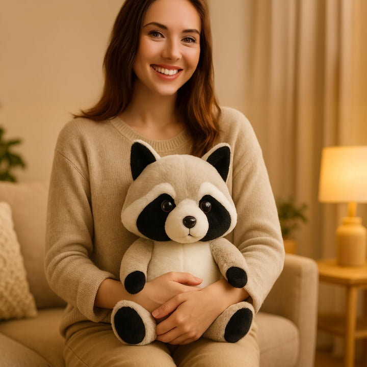 WEIGEDU Coon - Animales de peluche de mapache para cumpleaños de ni...