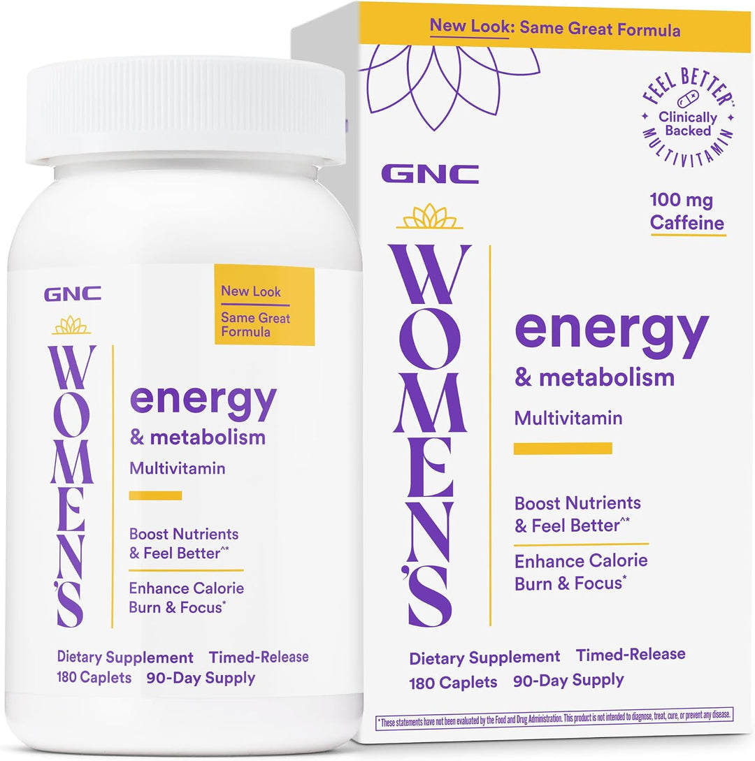 GNC Multivitamínico de energía y metabolismo para mujeres - 180 cáp...