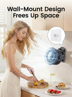 OpenBay Ventilador de clip, ventilador USB recargable con abrazader...