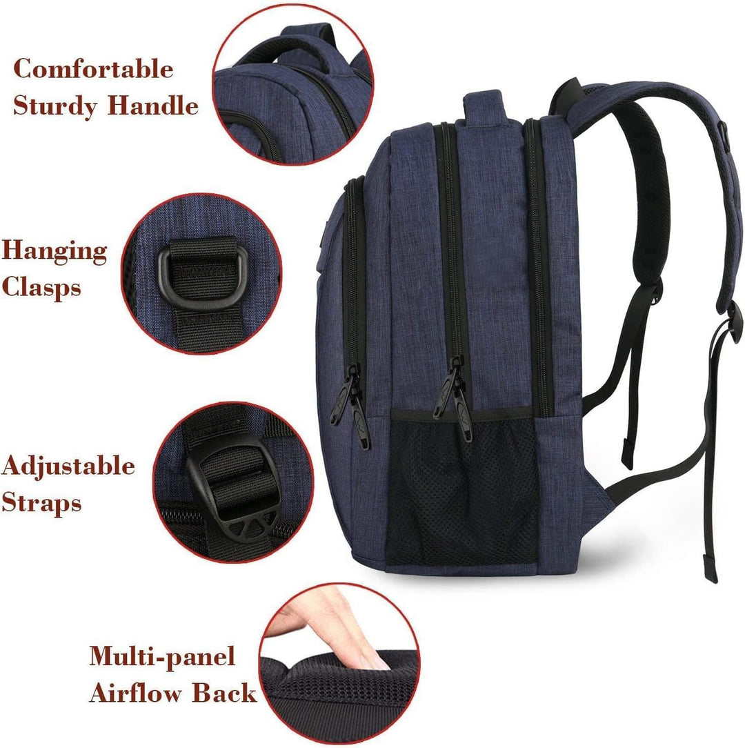 MATEIN - Mochila de viaje para laptop, delgada, con compartimento p...