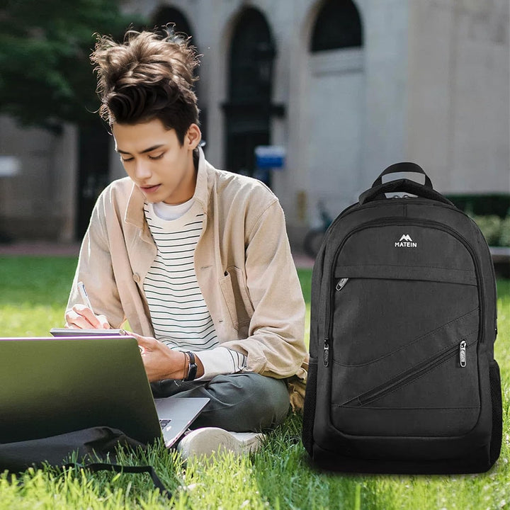 MATEIN Mochila de trabajo para laptop de 17 pulgadas, mochila grand...