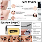 Kit completo de maquillaje todo en uno para mujeres, Sombra de ojos de color brillante