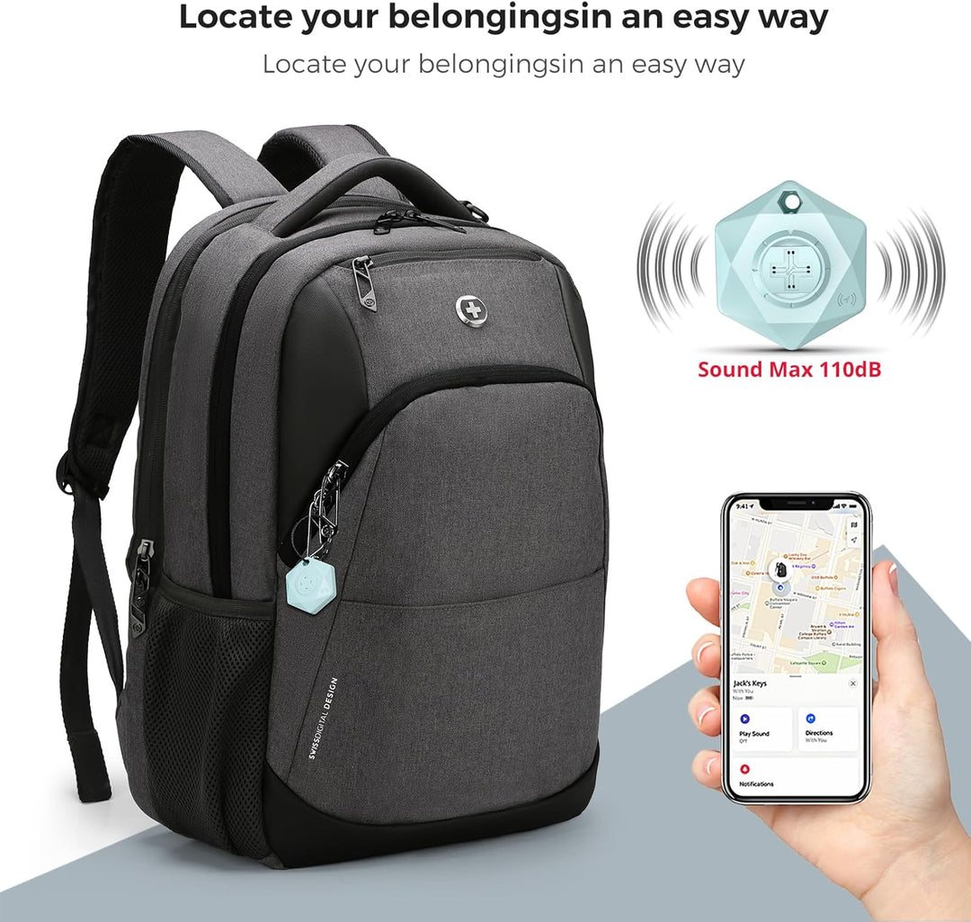 Mochila de viaje Swissdigital Design de 16 pulgadas para laptop de...