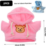 Ropa de oso para osos de peluche de 6 a 8 pulgadas 2