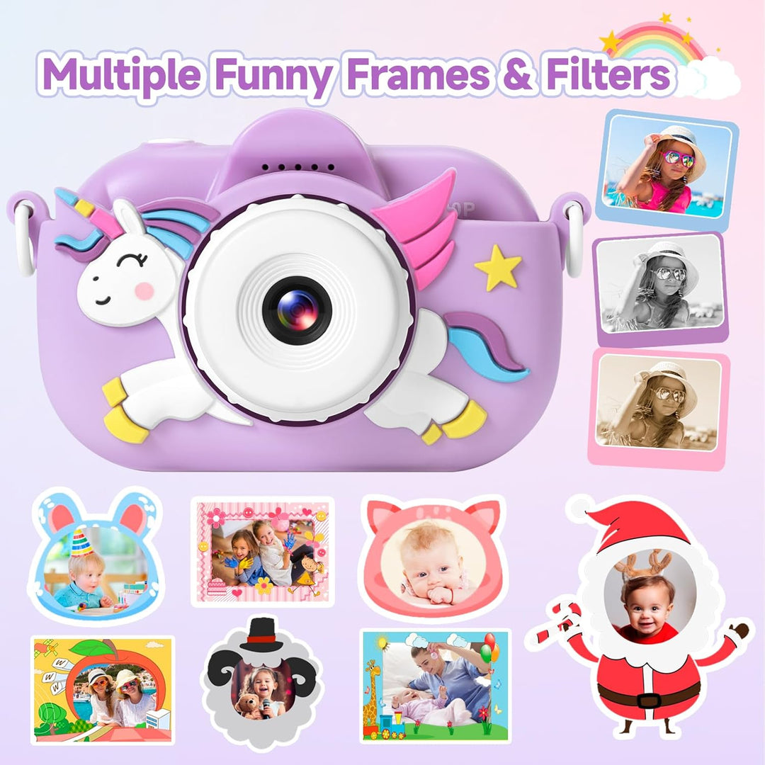 Cámara para niños, juguetes para niños pequeños para niñas y niños,...