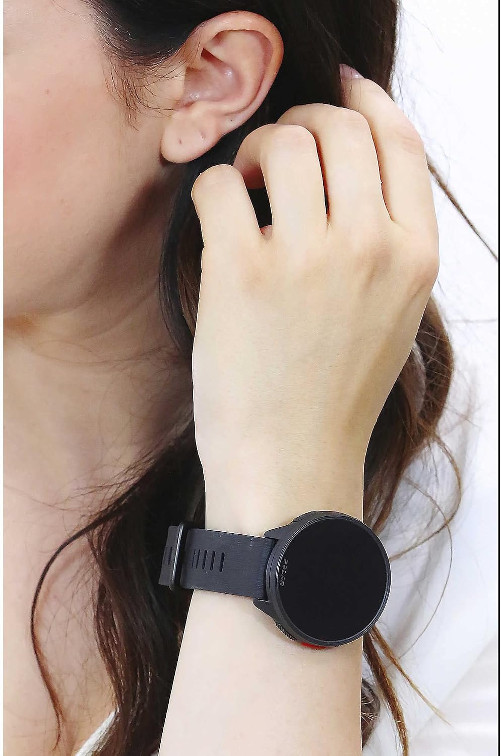 POLAR Pacer Ultra-Light GPS Fitness Tracker Smartwatch para corredores; S-L, para hombres o mujeres, Negro