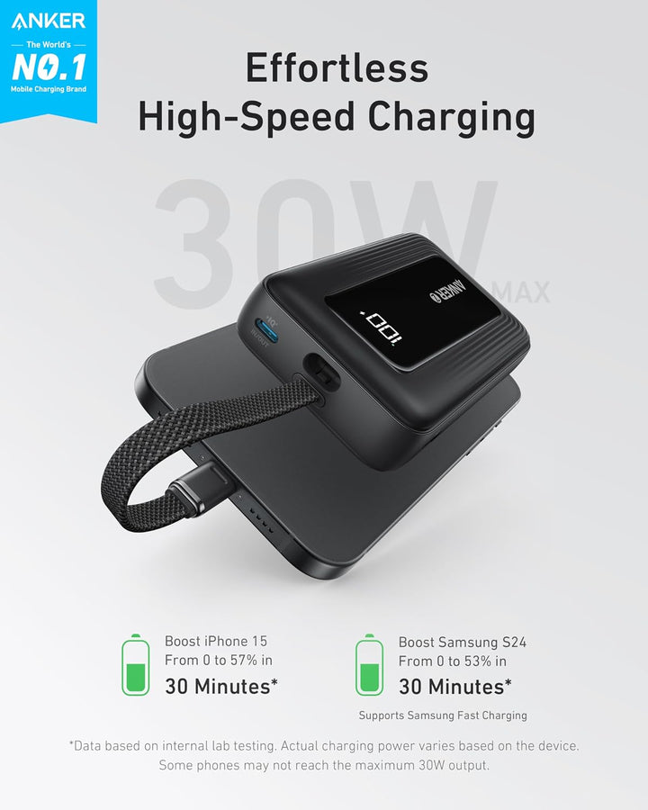 Anker Cable USB C a USB C (240 W, 10 pies) Zolo Power Bank, cargado...