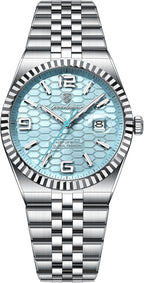 Poedagar Reloj de moda para hombre, impermeable, luminoso, fecha, de lujo, acero inoxidable, clásico, de cuarzo, relojes para hombres de negocios