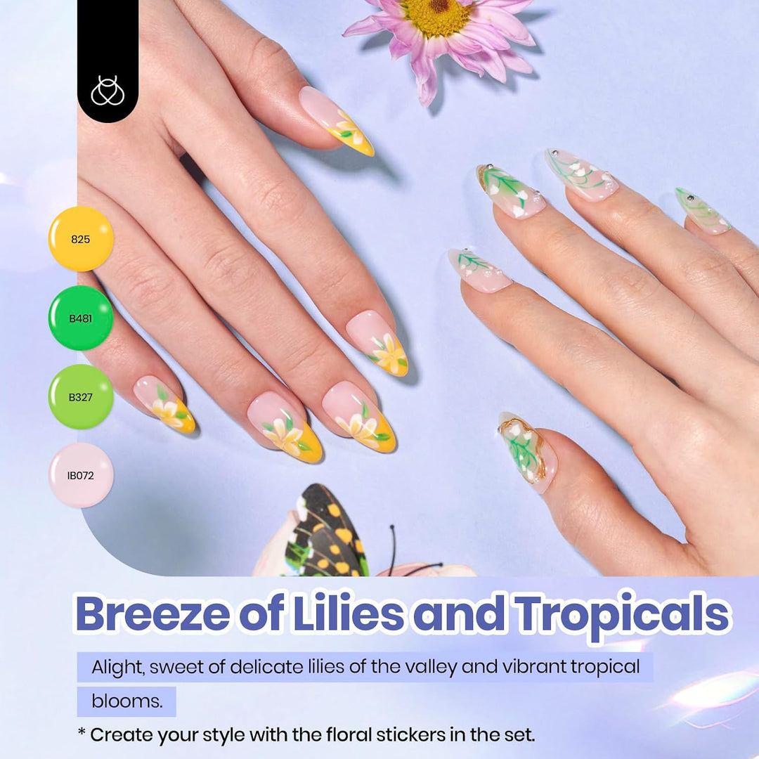 Beetles - Juego de esmaltes de gel de 36 colores, colección Petal S...