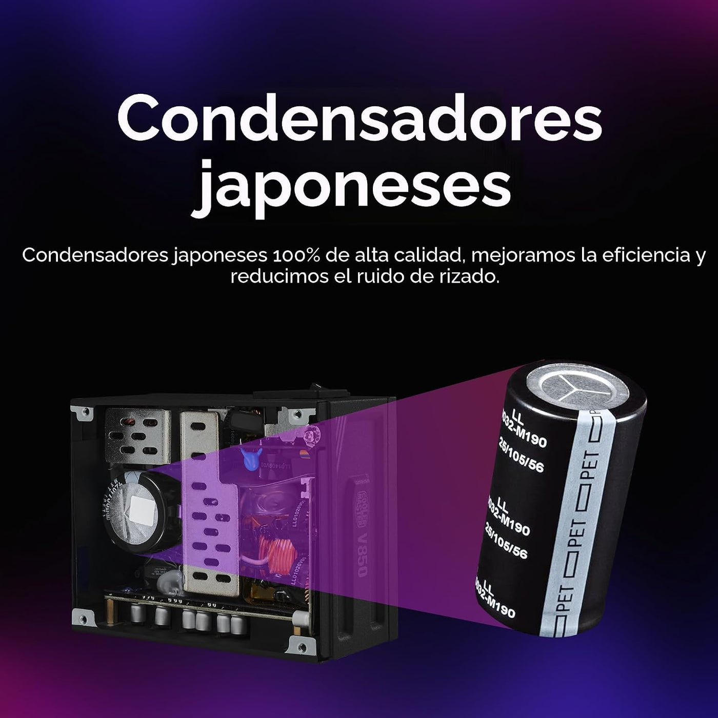 Cooler Master Fuente de alimentación V850 SFX Gold ITX SFF, PCIe 5....