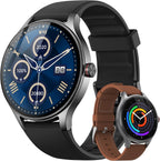 Fitpolo Reloj inteligente para hombre y mujer, Android y iPhone (2 bandas